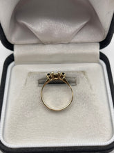 Load image into Gallery viewer, 9ct gold opal and sapphire ring
