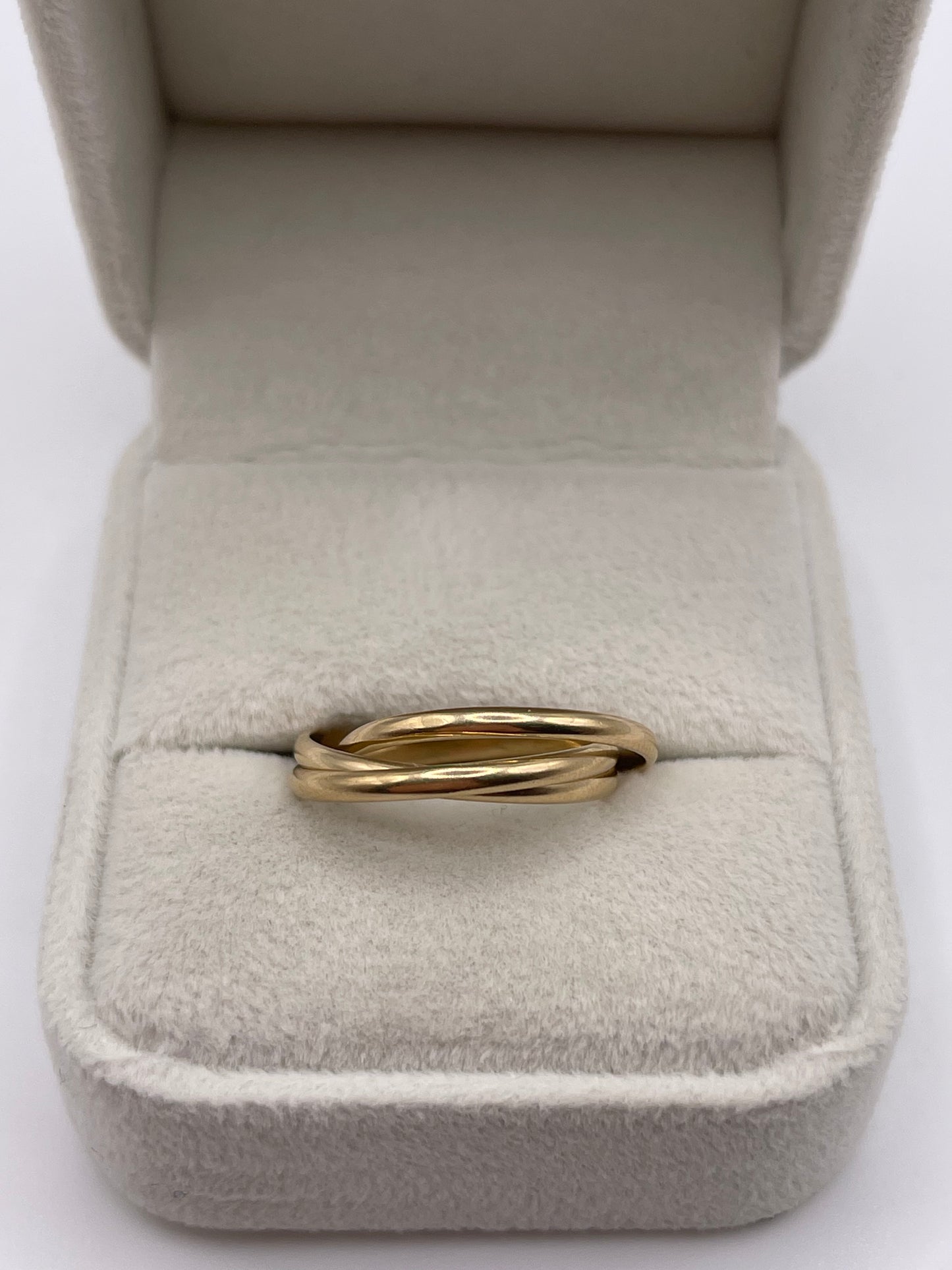 9ct gold tri band