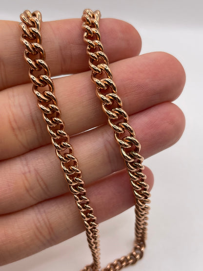 9ct rose gold chain 649