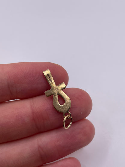 9ct gold ankh charm