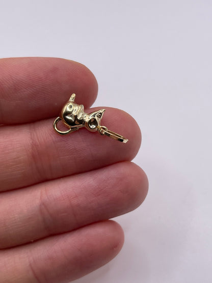 9ct gold mouse charm