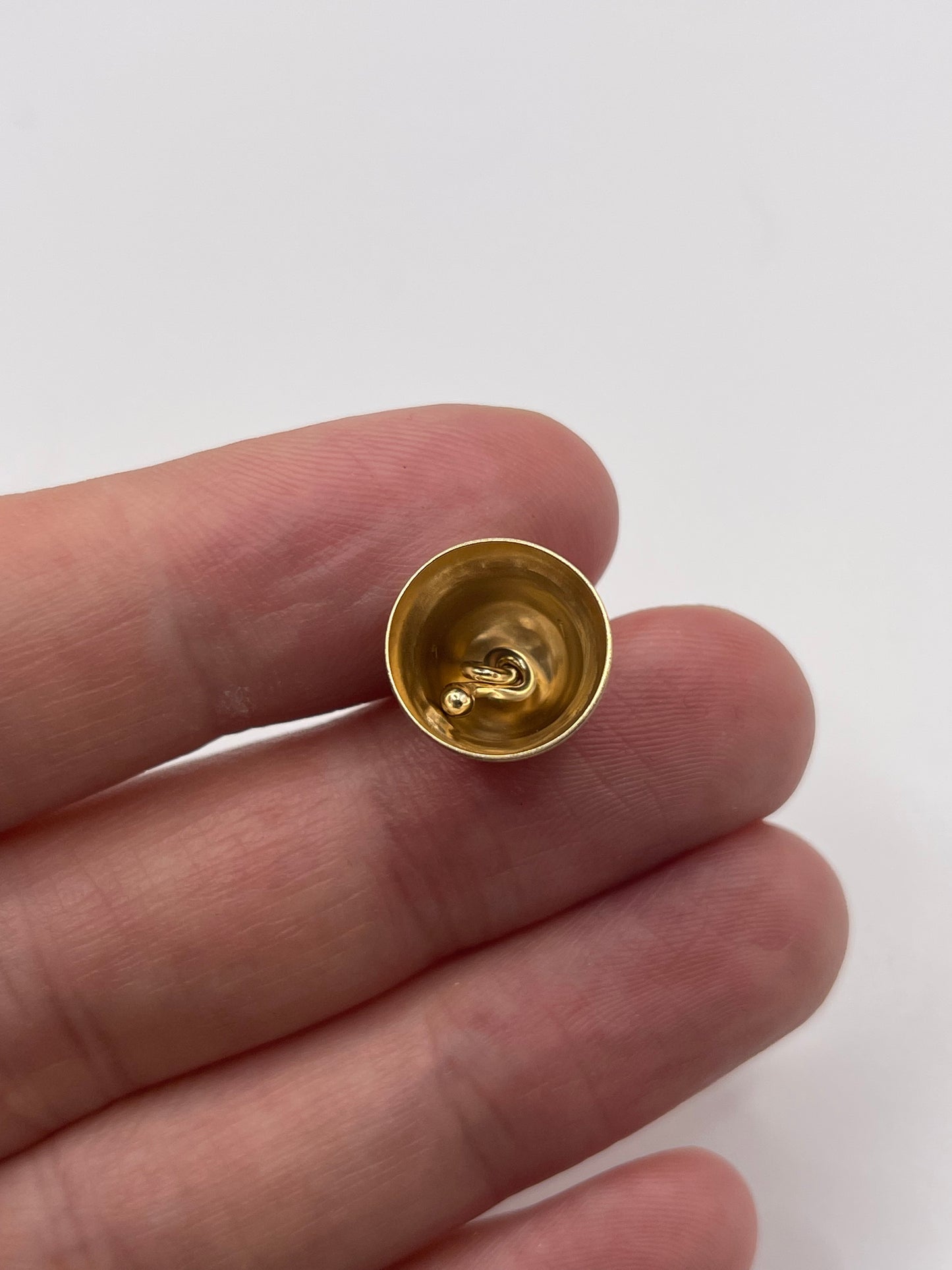 9ct gold bell charm