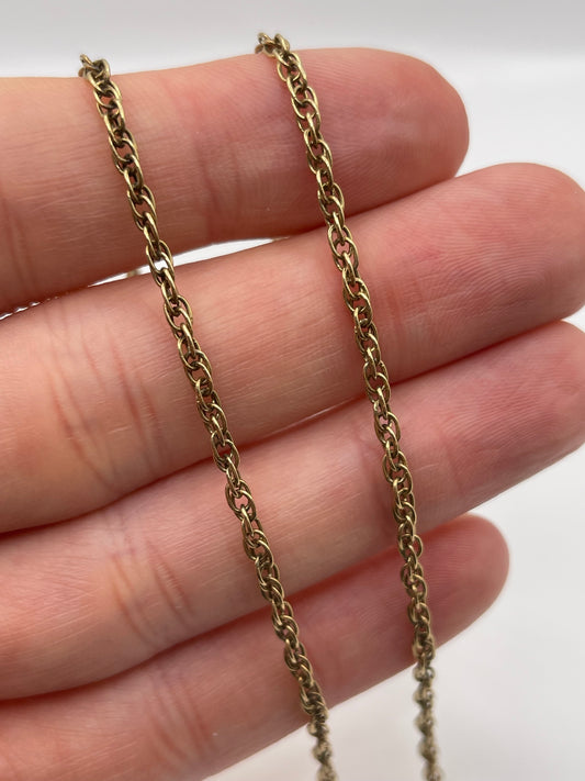 9ct gold chain 54