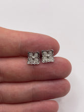 Load image into Gallery viewer, 18ct white gold diamond earrings
