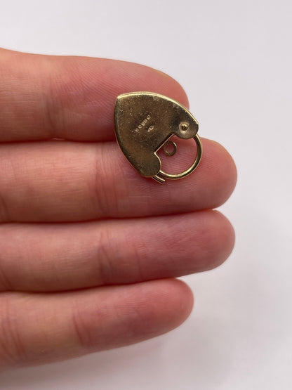 9ct gold padlock 2