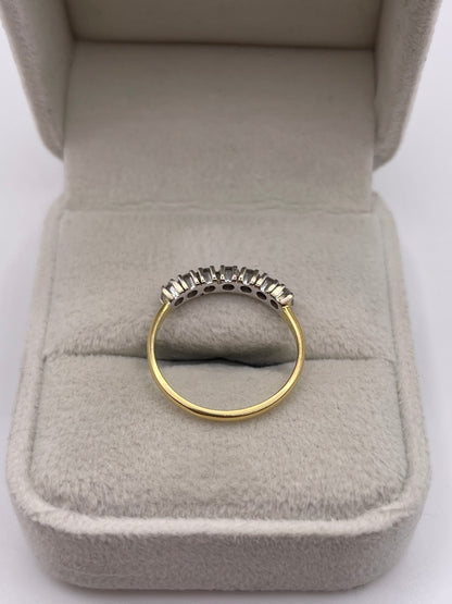 18ct gold diamond ring
