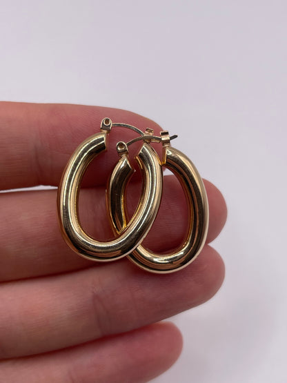 9ct gold Creole earrings