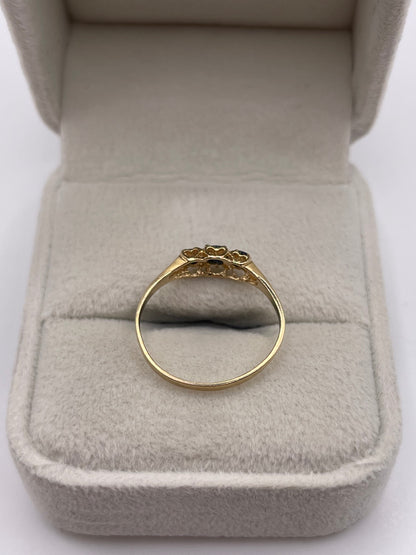 9ct gold sapphire ring