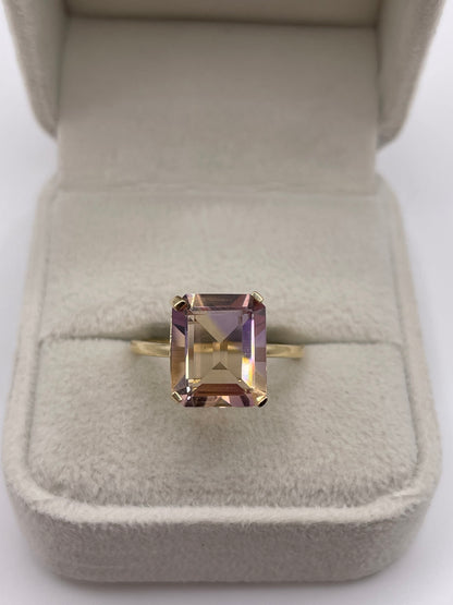 9ct gold ametrine ring