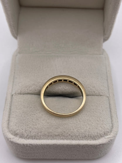 9ct gold diamond ring