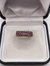 Load image into Gallery viewer, 9ct gold ruby ring
