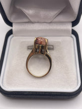Load image into Gallery viewer, 9ct gold Boulder opal and diamond ring
