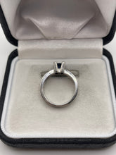 Load image into Gallery viewer, 14ct white gold sapphire and diamond ring
