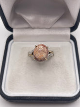 Load image into Gallery viewer, 9ct gold Boulder opal and diamond ring
