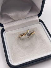 Load image into Gallery viewer, 9ct gold diamond cluster ring
