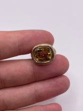 Load image into Gallery viewer, Antique 9ct gold cased citrine fob
