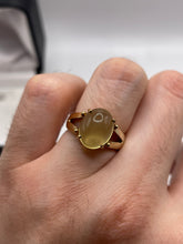 Load image into Gallery viewer, 9ct gold cabochon gemstone ring
