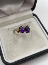 Load image into Gallery viewer, 9ct gold amethyst ring
