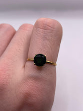 Load image into Gallery viewer, 9ct gold diopside ring
