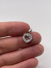 Load image into Gallery viewer, 9ct gold diamond cluster pendant
