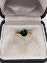 Load image into Gallery viewer, 9ct gold diopside ring
