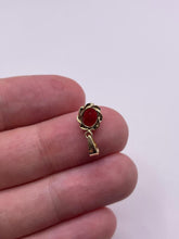 Load image into Gallery viewer, 9ct gold garnet pendant
