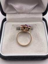 Load image into Gallery viewer, 14ct rose gold cabachon ruby ring
