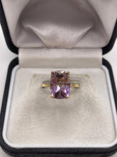 Load image into Gallery viewer, 9ct gold ametrine ring
