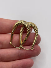 Load image into Gallery viewer, 9ct gold creole earrings
