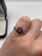 Load image into Gallery viewer, 9ct gold amethyst ring

