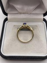 Load image into Gallery viewer, 14ct gold tanzanite and diamond ring
