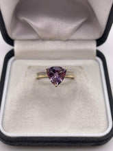 Load image into Gallery viewer, 9ct gold amethyst ring
