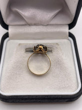 Load image into Gallery viewer, 9ct gold smokey quartz ring
