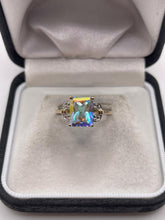 Load image into Gallery viewer, 9ct gold topaz and diamond ring
