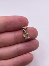 Load image into Gallery viewer, 9ct gold opal and diamond charm
