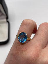 Load image into Gallery viewer, 9ct gold topaz ring
