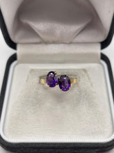 Load image into Gallery viewer, 9ct gold amethyst ring
