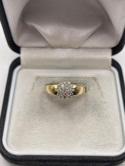 14ct gold diamond ring