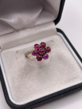 Load image into Gallery viewer, 14ct rose gold cabachon ruby ring
