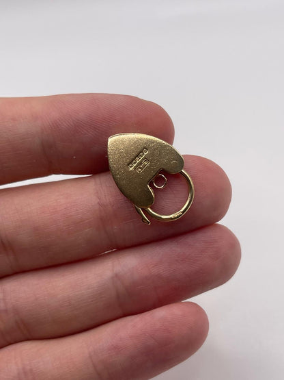 9ct gold padlock 93