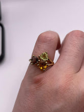 Load image into Gallery viewer, 9ct gold multigem ring
