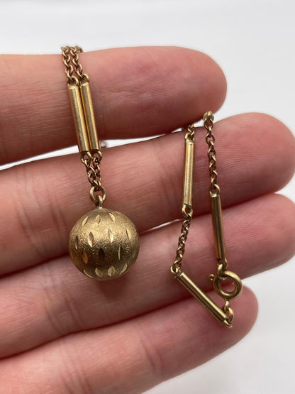9ct gold chain 7