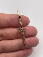 Load image into Gallery viewer, Antique 15ct white gold old cut diamond brooch
