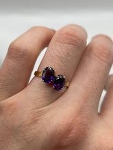 Load image into Gallery viewer, 9ct gold amethyst ring
