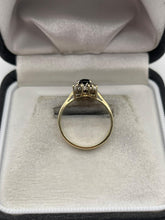 Load image into Gallery viewer, 9ct gold sapphire and diamond ring
