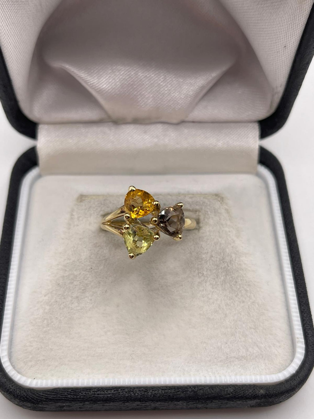 9ct gold multigem ring