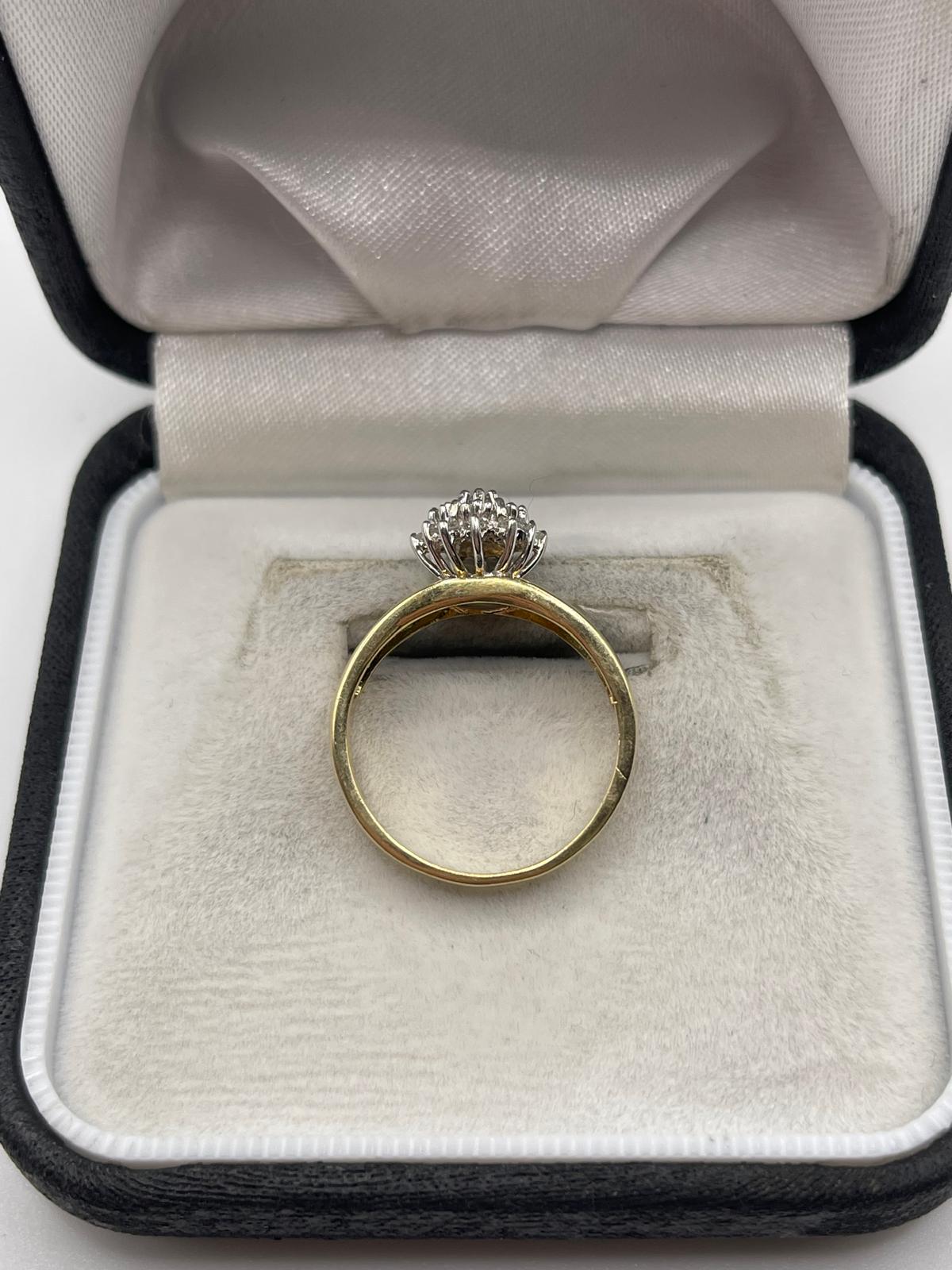 14ct gold diamond ring