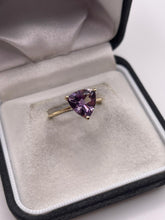 Load image into Gallery viewer, 9ct gold amethyst ring
