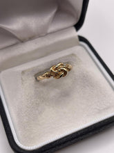 Load image into Gallery viewer, 9ct gold knot ring
