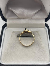 Load image into Gallery viewer, 9ct gold sapphire and diamond ring
